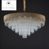 Crystal Tier Drop Chandelier - chandelier