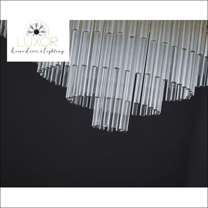 Crystal Tier Drop Chandelier - chandelier
