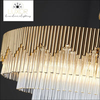 Crystal Tier Drop Chandelier - chandelier