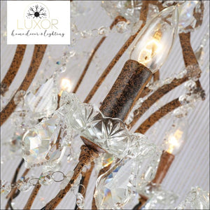 chandeliers Crystal Vintage Chandelier - Luxor Home Decor & Lighting