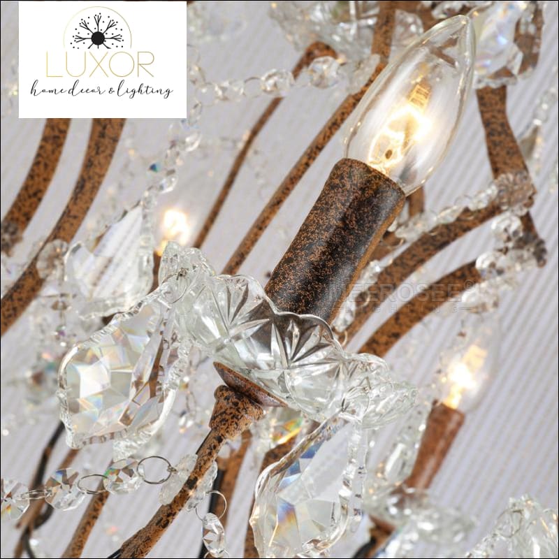 chandeliers Crystal Vintage Chandelier - Luxor Home Decor & Lighting