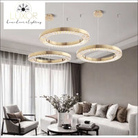 pendant lighting Crystalina Gold Luxury Pendant Lighting - Luxor Home Decor & Lighting