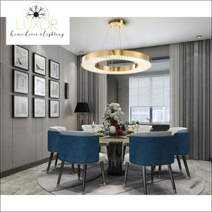 pendant lighting Crystalina Gold Luxury Pendant Lighting - Luxor Home Decor & Lighting