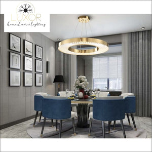 pendant lighting Crystalina Gold Luxury Pendant Lighting - Luxor Home Decor & Lighting