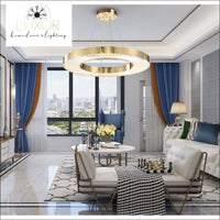 pendant lighting Crystalina Gold Luxury Pendant Lighting - Luxor Home Decor & Lighting