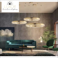 pendant lighting Crystalina Gold Luxury Pendant Lighting - Luxor Home Decor & Lighting