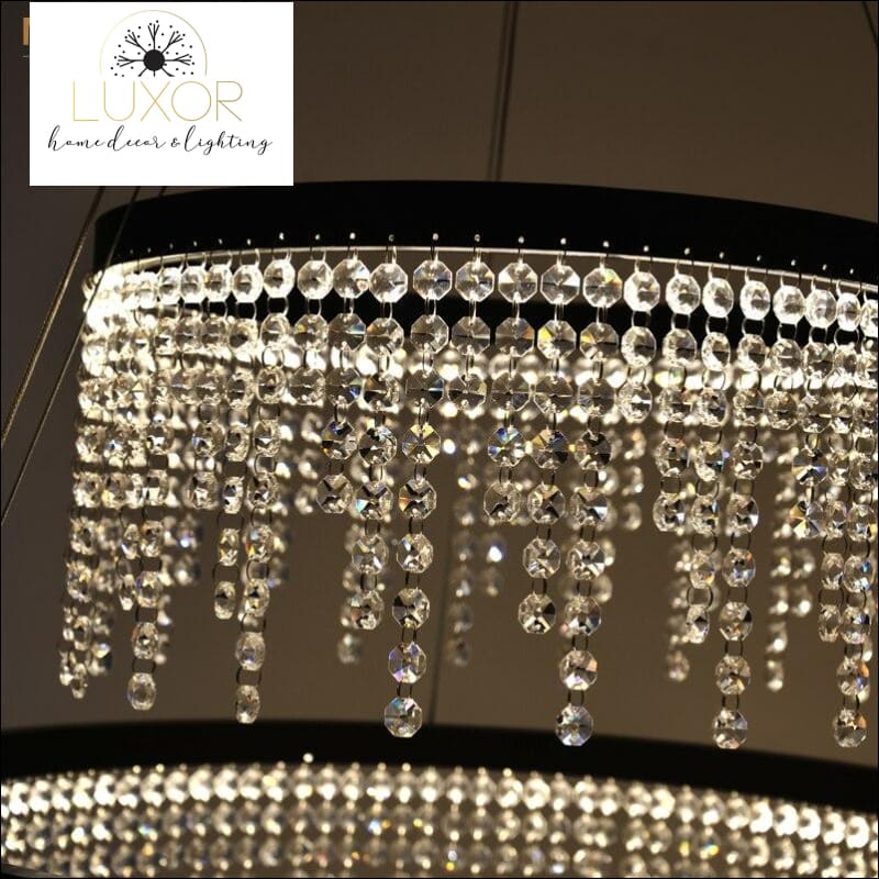 chandeliers Crystalized Raindrop Chandelier - Luxor Home Decor & Lighting