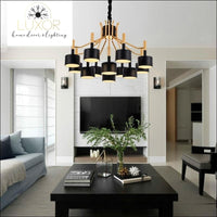 chandeliers Curcio Post Modern Chandelier - Luxor Home Decor & Lighting