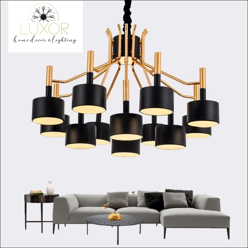 chandeliers Curcio Post Modern Chandelier - Luxor Home Decor & Lighting