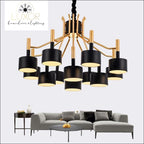 chandeliers Curcio Post Modern Chandelier - Luxor Home Decor & Lighting