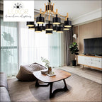 chandeliers Curcio Post Modern Chandelier - Luxor Home Decor & Lighting