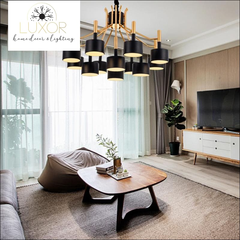 chandeliers Curcio Post Modern Chandelier - Luxor Home Decor & Lighting