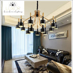 chandeliers Curcio Post Modern Chandelier - Luxor Home Decor & Lighting