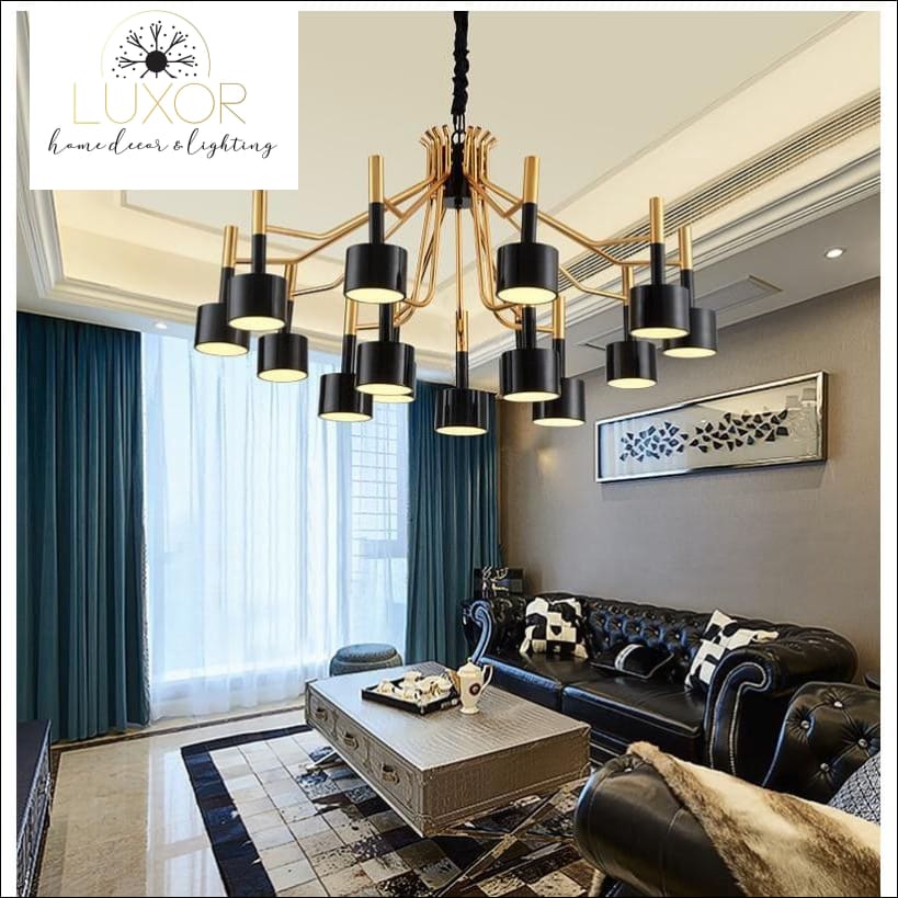 chandeliers Curcio Post Modern Chandelier - Luxor Home Decor & Lighting