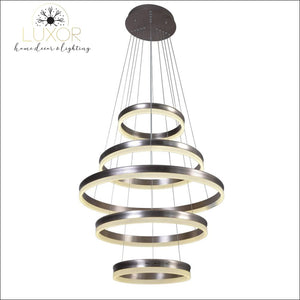 chandeliers Cyan Modern Ring Chandelier - Luxor Home Decor & Lighting