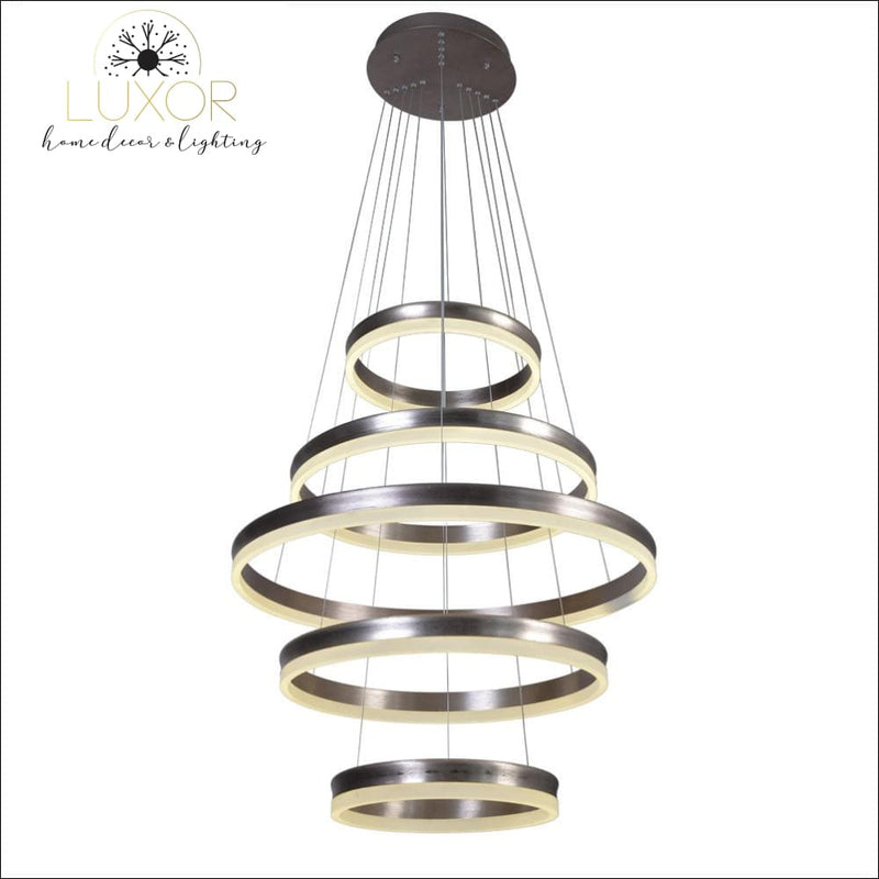 chandeliers Cyan Modern Ring Chandelier - Luxor Home Decor & Lighting
