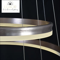 chandeliers Cyan Modern Ring Chandelier - Luxor Home Decor & Lighting
