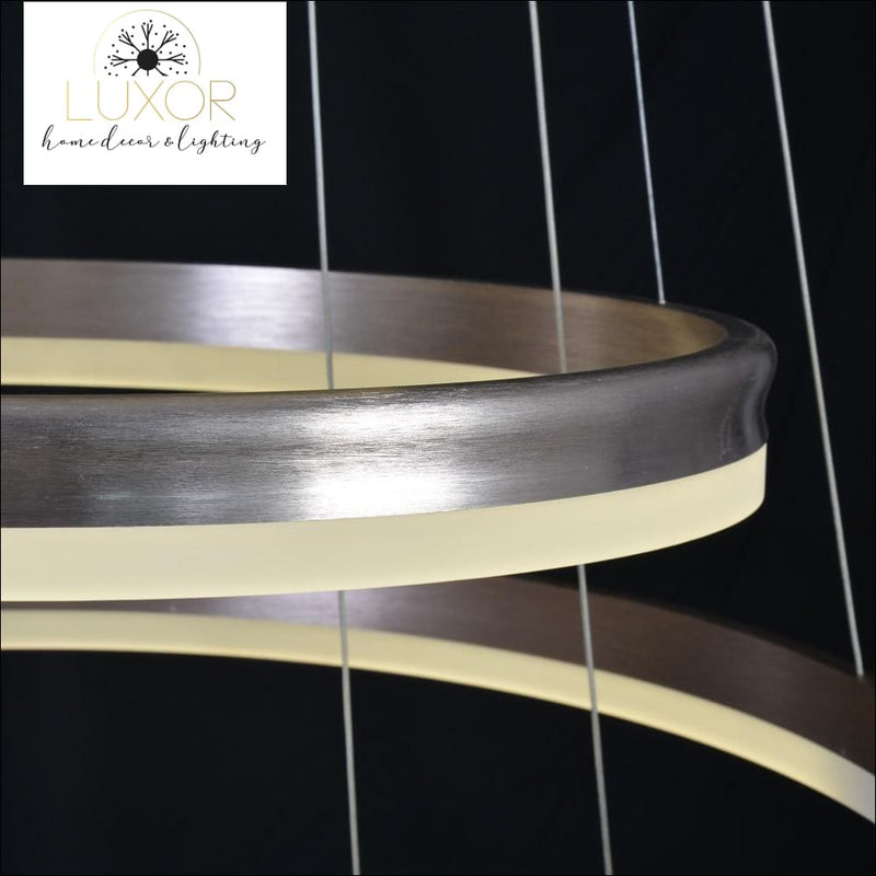 chandeliers Cyan Modern Ring Chandelier - Luxor Home Decor & Lighting