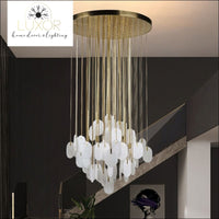 Darcey Marble Chandelier - chandeliers