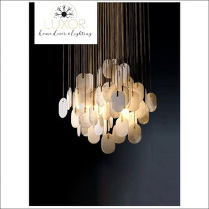 Darcey Marble Chandelier - chandeliers