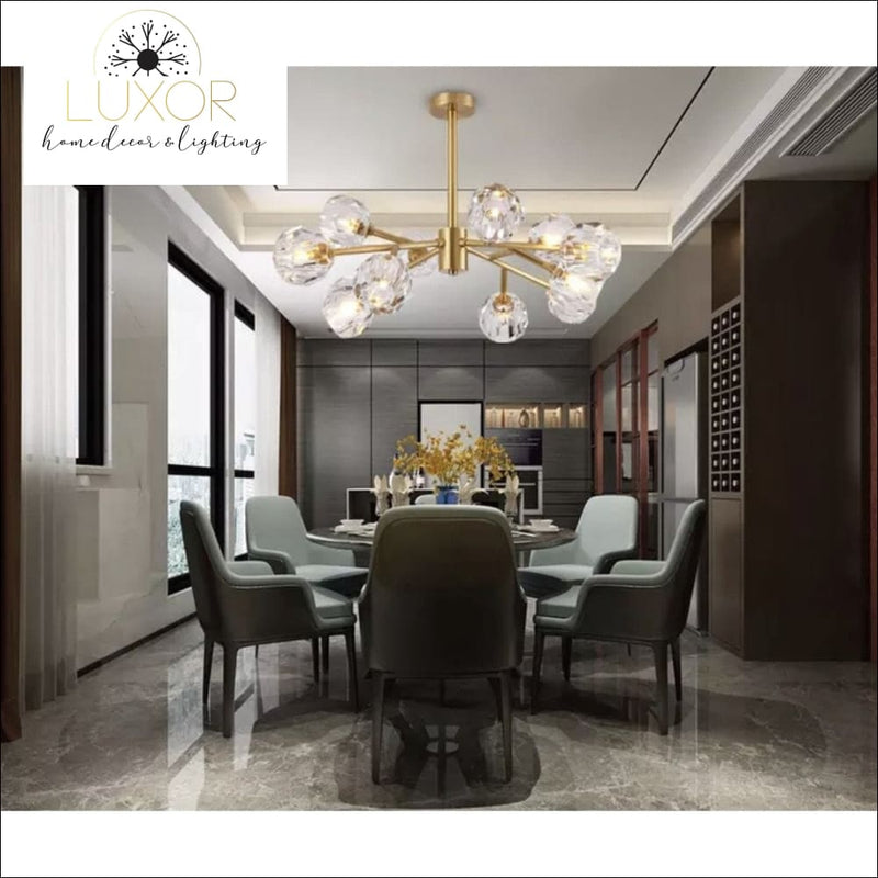 chandeliers Davis Crystal Chandelier - Luxor Home Decor & Lighting