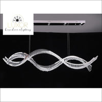 DeCapri Wave Crystal Chandelier - chandelier