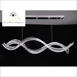 DeCapri Wave Crystal Chandelier - chandelier