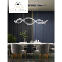 DeCapri Wave Crystal Chandelier - chandelier