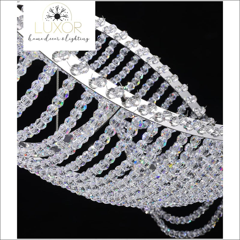 DeCapri Wave Crystal Chandelier - chandelier