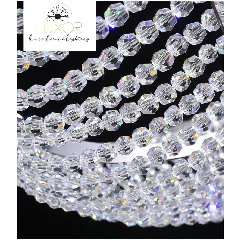 DeCapri Wave Crystal Chandelier - chandelier
