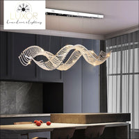 DeCapri Wave Crystal Chandelier - chandelier