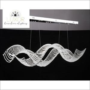 DeCapri Wave Crystal Chandelier - chandelier