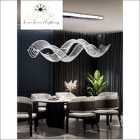 DeCapri Wave Crystal Chandelier - chandelier