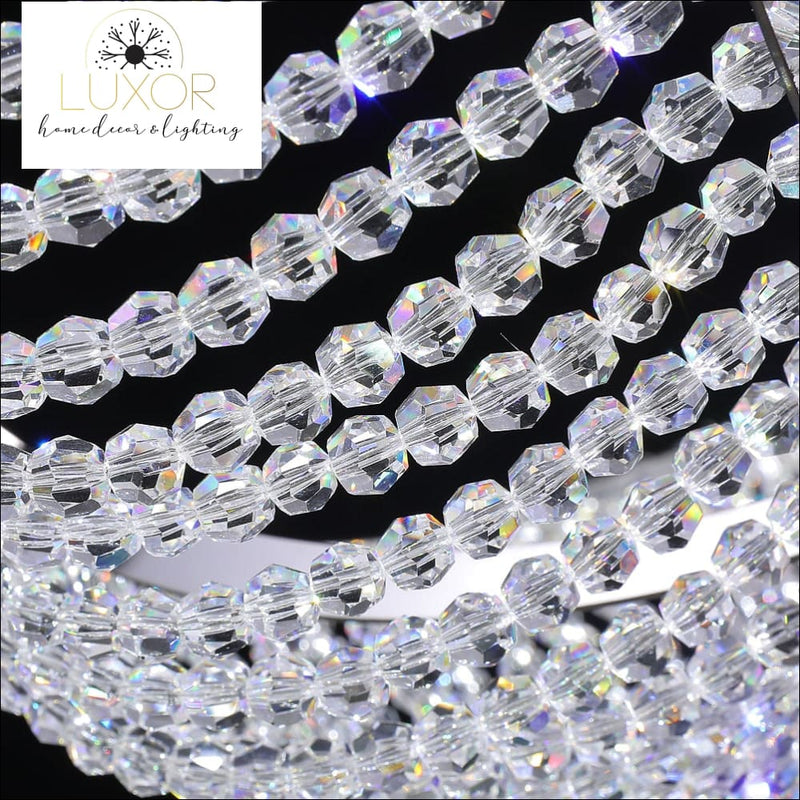 DeCapri Wave Crystal Chandelier - chandelier