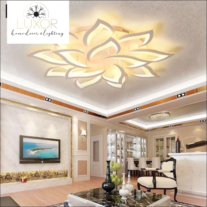 ceiling light Decorative Lotus Modern Ceiling Light - Luxor Home Decor & Lighting