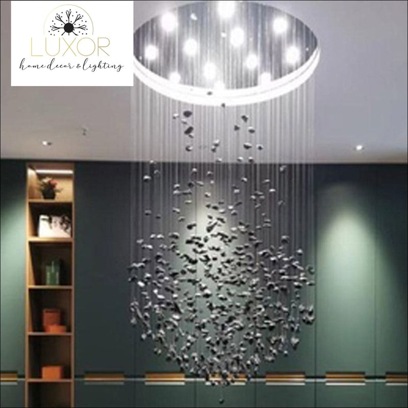 Delray Art Design Modern Black Chandelier - chandeliers