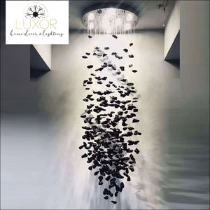 Delray Art Design Modern Black Chandelier - chandeliers