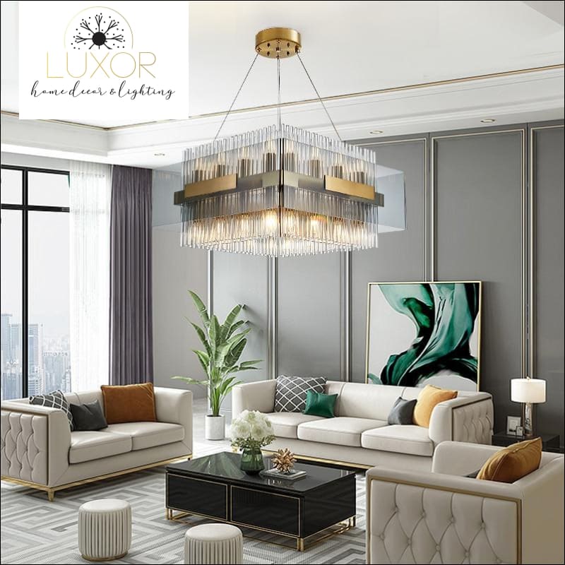 chandeliers Denebo Deco Chandelier - Luxor Home Decor & Lighting