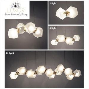 pendant lighting Depuy Post Modern Frosted Glass Pendant - Luxor Home Decor & Lighting