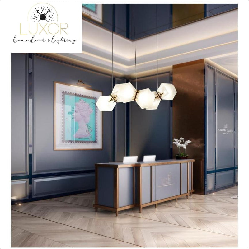 pendant lighting Depuy Post Modern Frosted Glass Pendant - Luxor Home Decor & Lighting