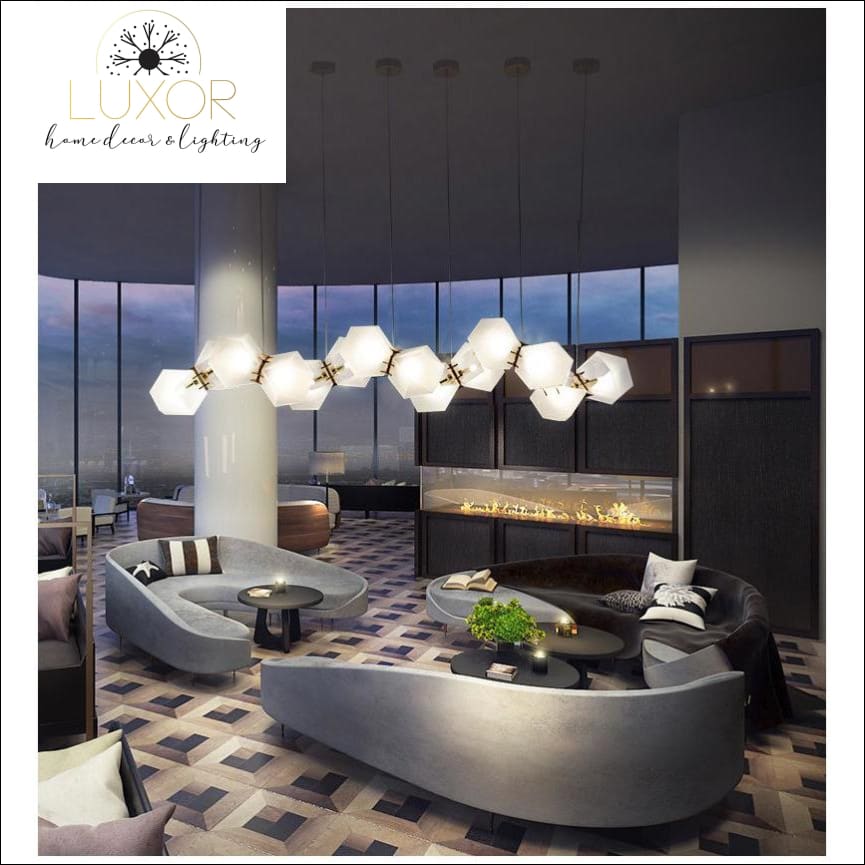 pendant lighting Depuy Post Modern Frosted Glass Pendant - Luxor Home Decor & Lighting