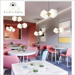 pendant lighting Depuy Post Modern Frosted Glass Pendant - Luxor Home Decor & Lighting