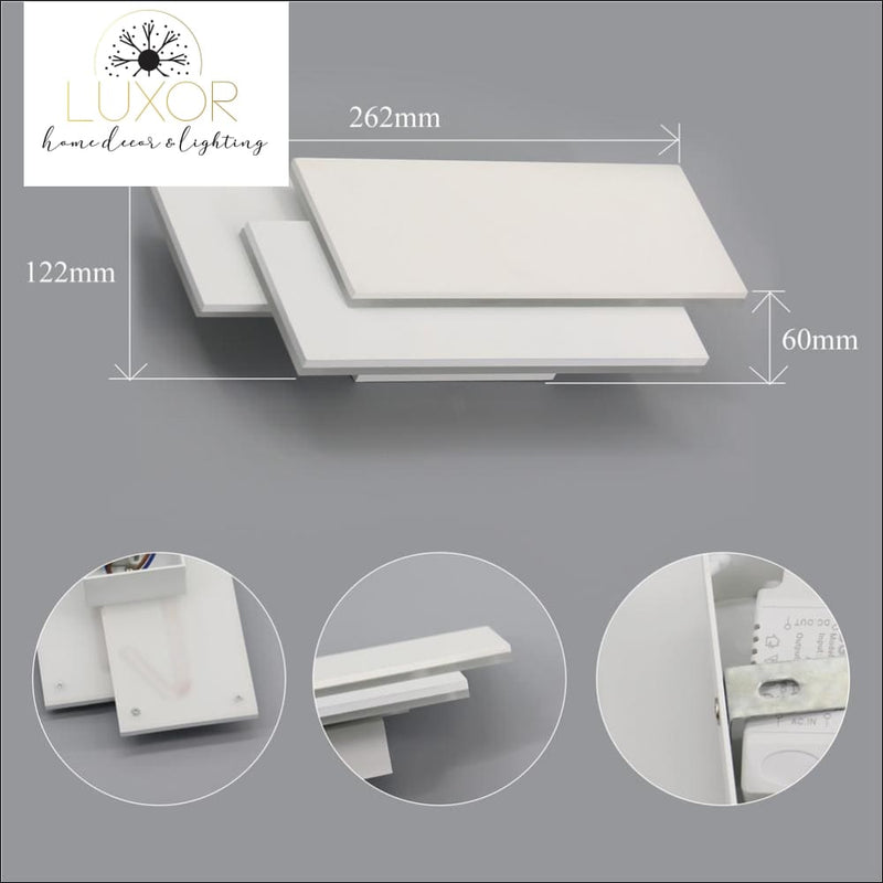 wall lighting Designa Modern Wall Sconce - Luxor Home Decor & Lighting
