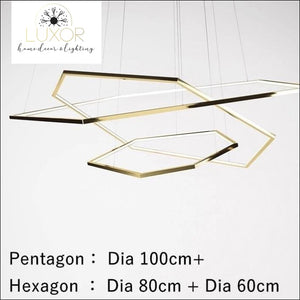 chandeliers Diago Modern Suspensión Light - Luxor Home Decor & Lighting