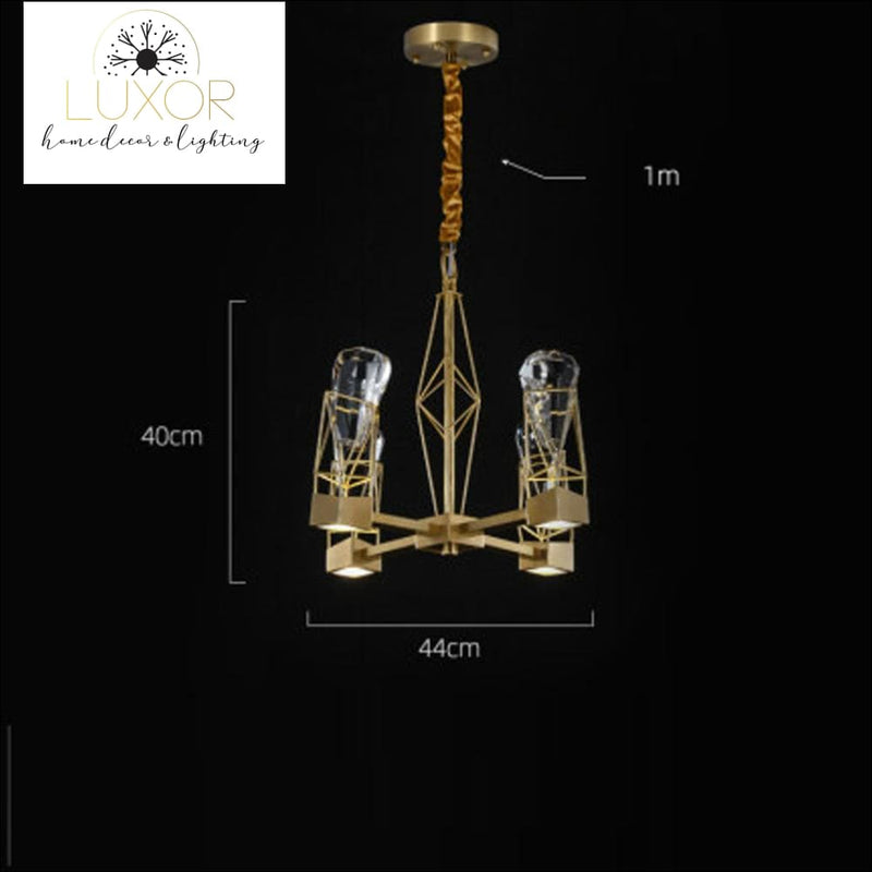 chandelier Diamond Crystal Chandelier - Luxor Home Decor & Lighting