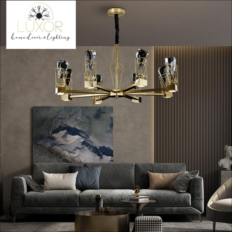 chandelier Diamond Crystal Chandelier - Luxor Home Decor & Lighting