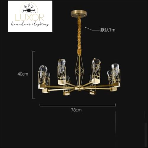 chandelier Diamond Crystal Chandelier - Luxor Home Decor & Lighting