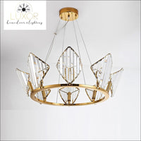 chandeliers Diamond Lux Crystal Chandelier - Luxor Home Decor & Lighting