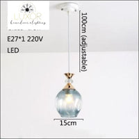pendant ligthing Diamondnique Crystal Pendant - Luxor Home Decor & Lighting