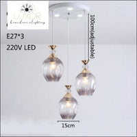 pendant ligthing Diamondnique Crystal Pendant - Luxor Home Decor & Lighting
